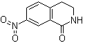 结构式 CAS# 22245-96-1, 7-硝基-3,4-二氢-2H-异喹啉-1-酮