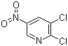 结构式 CAS# 22353-40-8, 2,3-二氯-5-硝基吡啶