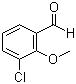 结构式 CAS# 223778-54-9, 3-氯-2-甲氧基苯甲醛