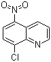 structure of CAS# 22539-55-5, 8-Chloro-5-nitroquinoline