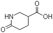 结构式 CAS# 22540-50-7, 6-氧代-3-哌啶甲酸