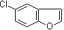 结构式 CAS# 23145-05-3, 5-氯苯并呋喃
