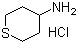 structure of CAS# 233763-40-1, Tetrahydro-2H-thiopyran-4-amine hydrochloride