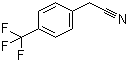 结构式 CAS# 2338-75-2, 4-(三氟甲基)苯乙腈; 对三氟甲基苯乙腈