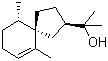 结构式 CAS# 23811-08-7, (2R,5S,10S)-alpha,alpha,6,10-四甲基螺[4.5]癸-6-烯-2-甲醇