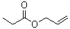 structure of CAS# 2408-20-0, Propionic acid allyl ester;2-Propenyl propanoate; Allyl propanoate; Allyl propionate; NSC 7620