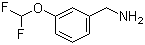 结构式 CAS# 244022-71-7, 3-(二氟甲氧基)苄胺