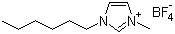 structure of CAS# 244193-50-8, 1-Hexyl-3-methylimidazolium tetrafluoroborate