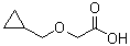 结构式 CAS# 246869-08-9, 2-(环丙基甲氧基)乙酸