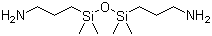 结构式 CAS# 2469-55-8, 1,3-双(3-氨基丙基)-1,1,3,3-四甲基二硅氧烷