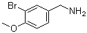 结构式 CAS# 247254-47-3, 3-溴-4-甲氧基苄胺