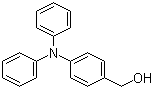 structure of CAS# 25069-40-3, 4-(Diphenylamino)benzyl alcohol;4-(Hydroxymethyl)triphenylamine; p-(Diphenylamino)benzyl alcohol