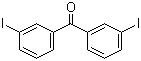 structure of CAS# 25186-99-6, 3,3'-Diiodobenzophenone;Bis(3-iodophenyl) ketone