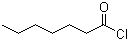 structure of CAS# 2528-61-2, Heptanoyl chloride;Enanthic chloride; Oenanthic chloride