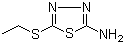 structure of CAS# 25660-70-2, 2-Amino-5-ethylthio-1,3,4-thiadiazole