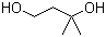 structure of CAS# 2568-33-4, 3-Methyl-1,3-butanediol;1,1-Dimethyl-1,3-propanediol; Isopentyl diol; Isoprene glycol; NSC 62084