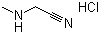 structure of CAS# 25808-30-4, Methylaminoacetonitrile hydrochloride;Sarcosinenitrile hydrochloride