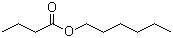 structure of CAS# 2639-63-6, Hexyl butyrate