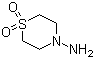 结构式 CAS# 26494-76-8, 4-氨基硫代吗啉 1,1-二氧化物