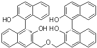 结构式 CAS# 265116-85-6, (1R,1''R)-3,3''-[氧基二(亚甲基)]二-[1,1'-联萘]-2,2'-二醇
