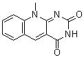 structure of CAS# 27132-53-2, 10-Methyl-5-deazaisoalloxazine;NSC 106927