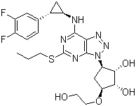 结构式 CAS# 274693-27-5, 替卡格雷