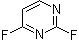 结构式 CAS# 2802-61-1, 2,4-二氟嘧啶