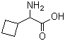 structure of CAS# 28024-69-3, DL-Cyclobutaneglycine;alpha-Aminocyclobutaneacetic acid