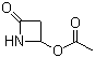 structure of CAS# 28562-53-0, 4-Acetoxy-2-azetidinone
