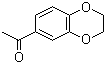 structure of CAS# 2879-20-1, 6-Acetyl-1,4-benzodioxane;1-(2,3-Dihydro-1,4-benzodioxin-6-yl)ethan-1-one; 1,4-Benzodioxan-6-yl methyl ketone