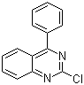 结构式 CAS# 29874-83-7, 2-氯-4-苯基喹唑啉