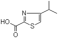 structure of CAS# 300831-06-5, 4-Isopropylthiazole-2-carboxylic acid;4-Isopropyl-1,3-thiazole-2-carboxylic acid
