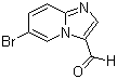 structure of CAS# 30384-96-4, 6-Bromoimidazo[1,2-a]pyridine-3-carbaldehyde