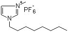 结构式 CAS# 304680-36-2, 1-辛基-3-甲基咪唑鎓六氟磷酸盐