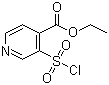 structure of CAS# 306936-12-9, Ethyl 3-(chlorosulfonyl)isonicotinate