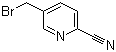 结构式 CAS# 308846-06-2, 2-氰基-5-溴甲基吡啶; 5-(溴甲基)吡啶-2-甲腈