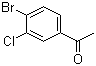 结构式 CAS# 3114-31-6, 4'-溴-3'-氯苯乙酮