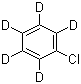 结构式 CAS# 3114-55-4, 氯苯-D5