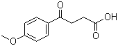 structure of CAS# 3153-44-4, 3-(4-Methoxybenzoyl)propionic acid;4-(4-Methoxyphenyl)-4-oxobutanoic acid
