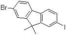 结构式 CAS# 319906-45-1, 2-溴-7-碘-9,9-二甲基芴