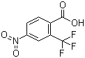 结构式 CAS# 320-37-6, 4-硝基-2-三氟甲基苯甲酸