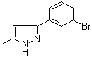 结构式 CAS# 324054-75-3, 3-(3-溴苯基)-5-甲基-1H-吡唑