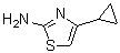 structure of CAS# 324579-90-0, 2-Amino-4-cyclopropylthiazole;4-Cyclopropyl-1,3-thiazol-2-amine; 4-Cyclopropylthiazol-2-amine