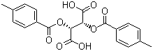 structure of CAS# 32634-68-7, (+)-Di-1,4-toluoyl-D-tartaric acid;[S(R*,R*)]-2,3-bis[(4-methylbenzoyl)oxy]succinic acid; 2,3-Di-O-para-toluoyl-D-tartaric acid