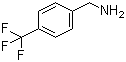 结构式 CAS# 3300-51-4, 4-(三氟甲基)苄胺; 4-三氟甲基苯甲胺