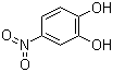 结构式 CAS# 3316-09-4, 4-硝基邻苯二酚; 1,2-二羟基-4-硝基苯