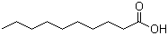 structure of CAS# 334-48-5, Decanoic acid;Capric acid