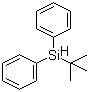 结构式 CAS# 33729-92-9, 叔丁基二苯基硅烷