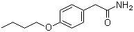 结构式 CAS# 3413-59-0, 2-(4-丁氧苯基)乙酰胺