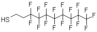 结构式 CAS# 34143-74-3, 1H,1H,2H,2H-全氟癸硫醇